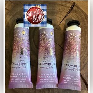 B&BW 3- Strawberry Snowflakes Hand Creams